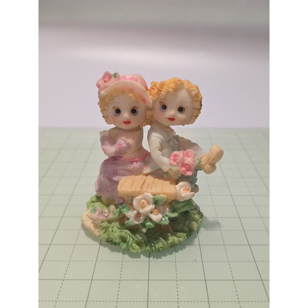 Vintage Little Girls figurine flowers warehouse‎ ninty-nine